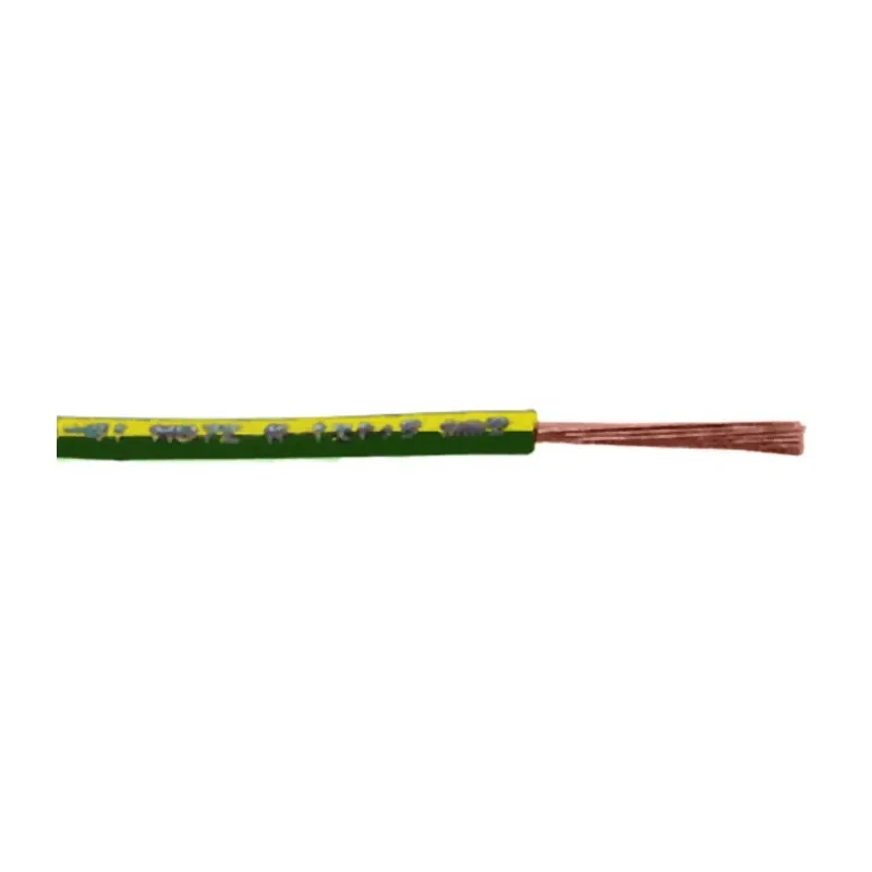 RS PRO H05Z-K Series Green Yellow 0.75 mm² Hook Up Wire 18 AWG 22 x 1 mm Core Strands 100 m Low Smoke Zero Halogen 836-0773