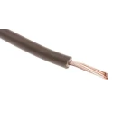 RS PRO H05Z-K Series Brown 0.75 mm² Hook Up Wire, 18 AWG, 22 x 1.0 mm Strands, 100 m Length, Low Smoke Zero Halogen 836-0776