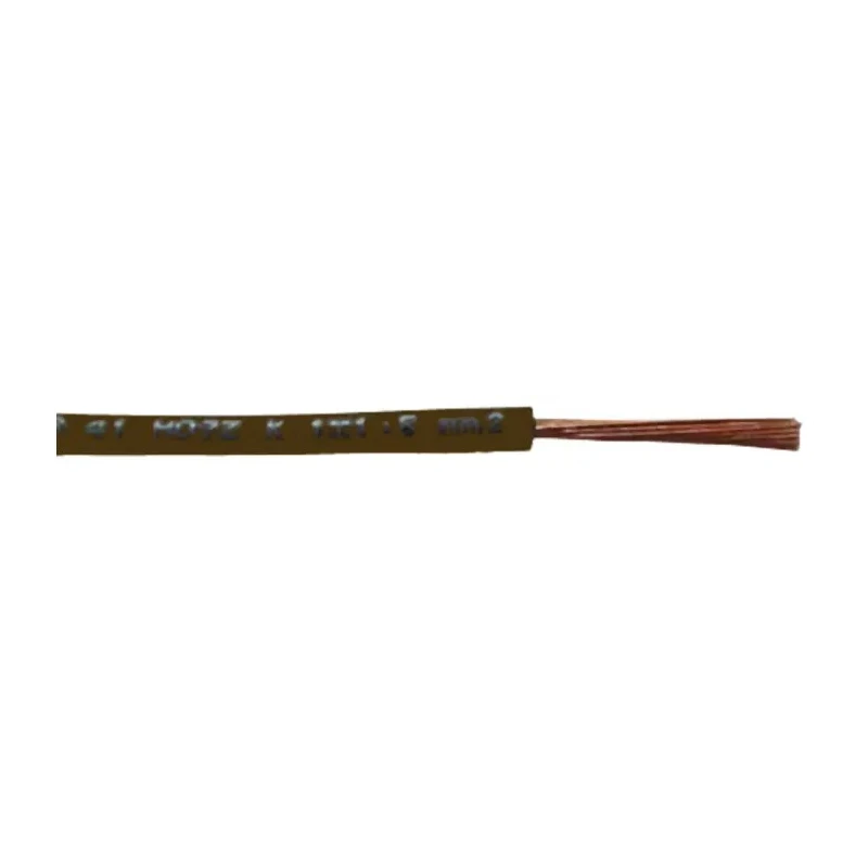 RS PRO H05Z-K Series Brown 0.75 mm² Hook Up Wire, 18 AWG, 22 x 1.0 mm Strands, 100 m Length, Low Smoke Zero Halogen 836-0776