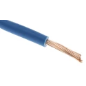 RS PRO H07Z-K Series Blue 1.5 mm² Hook Up Wire, 18 AWG, 27/0.25 mm Core Strands, 100 m Length, Low Smoke Zero 836-0791