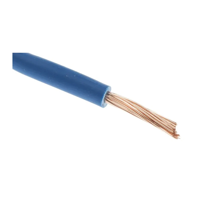 RS PRO H07Z-K Series Blue 1.5 mm² Hook Up Wire, 18 AWG, 27/0.25 mm Core Strands, 100 m Length, Low Smoke Zero 836-0791