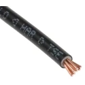 RS PRO H07V-R Series Black 2.5 mm² 14 AWG Hook Up Wire, 7/0.67 mm Core Strands, 100 m Length, Polyvinyl Chloride 836-0870