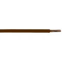 RS PRO Brown 4 mm² 12 AWG Hook Up Wire 7/0.85 mm Core Strands 100 m Polyvinyl Chloride H07V-R Series 836-0896