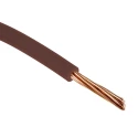 RS PRO 6491B Series Brown 1.5 mm² Hook Up Wire, 16 AWG, 7/0.53 mm Core Strands, 100 m, Ethylene Propylene Diene 836-0984