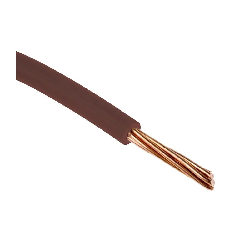 RS PRO 6491B Series Brown 1.5 mm² Hook Up Wire, 16 AWG, 7/0.53 mm Core Strands, 100 m, Ethylene Propylene Diene 836-0984
