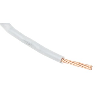 RS PRO H07V-R Series Grey 1.5 mm² Hook Up Wire, 16 AWG, 7/0.53 mm, 100 m, Polyvinyl Chloride 836-0877