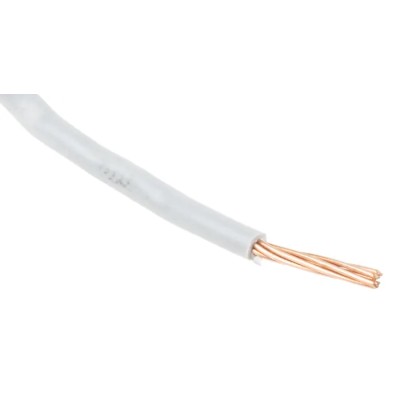 RS PRO H07V-R Series Grey 1.5 mm² Hook Up Wire, 16 AWG, 7/0.53 mm, 100 m, Polyvinyl Chloride 836-0877