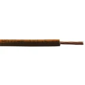 RS PRO 6491B Series Brown 2.5 mm² Hook Up Wire, 14 AWG, 7/0.67 mm Core Strands, 100 m Length, Ethylene Propylene 836-0997