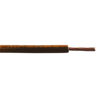 RS PRO 6491B Series Brown 2.5 mm² Hook Up Wire, 14 AWG, 7/0.67 mm Core Strands, 100 m Length, Ethylene Propylene 836-0997