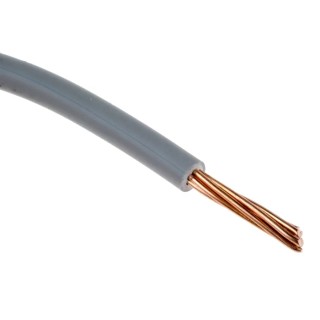 RS PRO 6491B Series Grey 2.5 mm² Hook Up Wire, 14 AWG, 7/0.67 mm Strands, 100 m, Ethylene Propylene Diene 836-1003