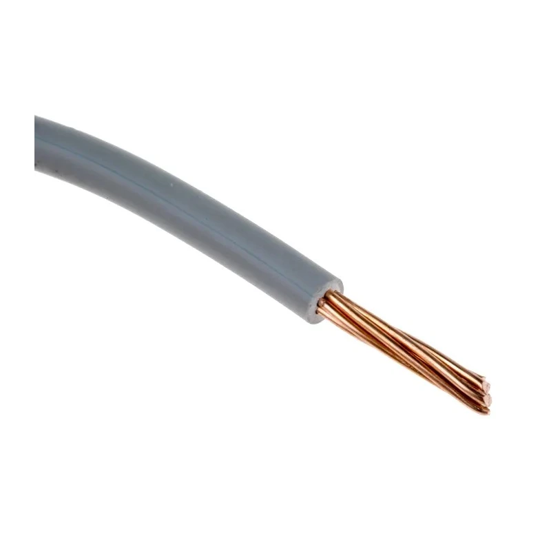 RS PRO 6491B Series Grey 2.5 mm² Hook Up Wire, 14 AWG, 7/0.67 mm Strands, 100 m, Ethylene Propylene Diene 836-1003