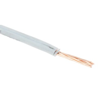 RS PRO 6491B Series Grey 1.5 mm² Hook Up Wire, 16 AWG, 7/0.53 mm Strands, 100m Length, Ethylene Propylene Diene 836-0981