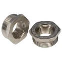 Adaptaflex Conduit Fitting Nickel Plated Brass Thread Converter PG21 to M20, Silver PG21