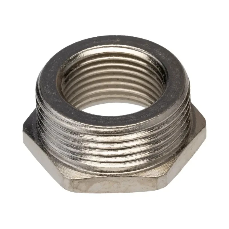 Adaptaflex Conduit Fitting Nickel Plated Brass Thread Converter PG21 to M20, Silver PG21