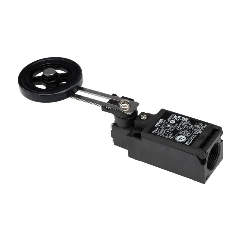 Omron D4n Series Adjustable Roller Lever Limit Switch, 1 NO/1 NC, IP67, Plastic Housing 