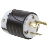 PASS & SEYMOUR 30A 125V USA Mains Plug Black White Nylon Cable Screw L530P