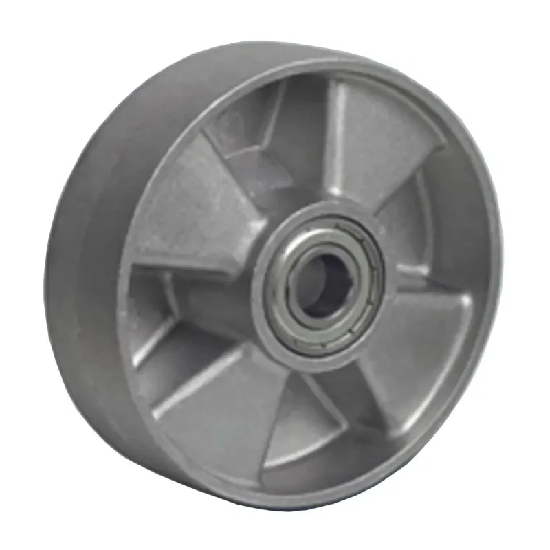 LAG Grey Aluminium Trolley Wheel 100mm Diameter 50mm Width 250 kg Load Capacity Ball Bearing Hub 39014CC