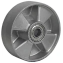 LAG Grey Aluminium Trolley Wheel 85mm Diameter 150kg Load Capacity 39008CC