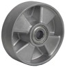 LAG Grey Aluminium Trolley Wheel 85mm Diameter 150kg Load Capacity 39008CC