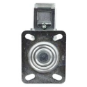 LAG Braked Swivel Castor, 450 kg Load Capacity, 150 mm Polyurethane Wheel, Ball Bearing Hub 37413FR