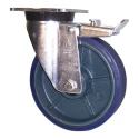 LAG Braked Swivel Castor 850 kg Capacity 200 mm Wheel Polyurethane 37419FR