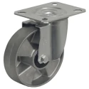 LAG Swivel Castor with 120 kg Load Capacity, 110 mm Aluminium Wheel, Ball Bearing Hub 39318