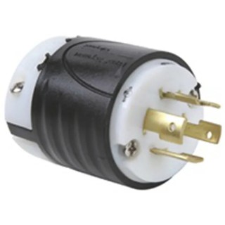 PASS & SEYMOUR 20A 480V NEMA L16-20P Mains Plug Nylon Cable Screw Termination L1620P