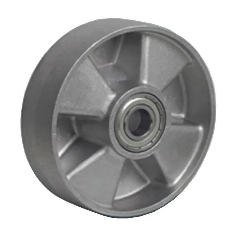 LAG Grey Aluminium Trolley Wheel 500 kg Load Capacity Die Cast Aluminium Hub Ball Bearing Bore 20mm 39036CC