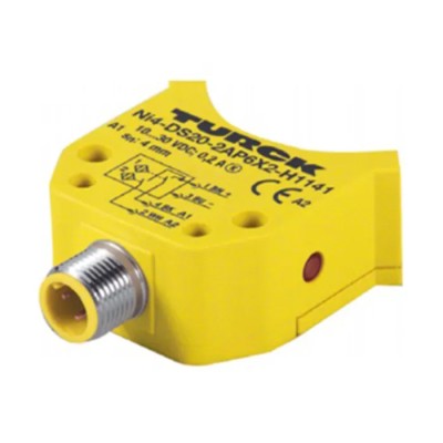 Turck Block Inductive Proximity Sensor M12 Thread Size PNP Output 30V DC 200mA 4mm Detection Ni4-DS20-2AP6X2-H1141