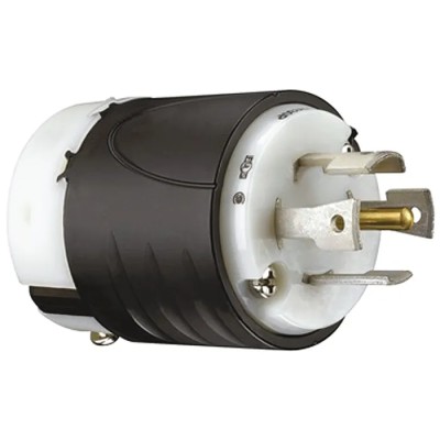 PASS & SEYMOUR 30A 120V 280V USA NEMA L21-30P Mains Plug Nylon Body Screw Termination L2130P