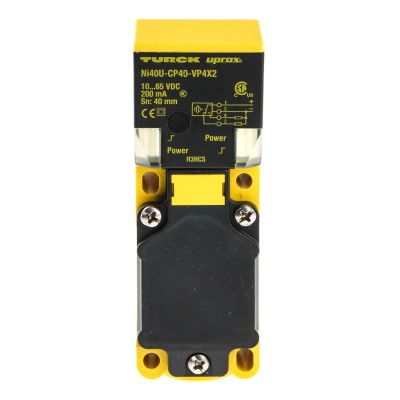Turck Block Inductive Proximity Sensor M20 Thread Size, PNP Output, 65V DC Max Supply Voltage, 40 mm NI40U-CP40-VP4X2