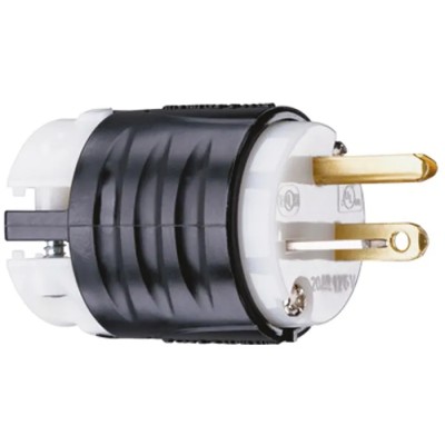 PASS & SEYMOUR 20A 125V USA Mains Plug Cable Mount Nylon Body Screw Termination PS5366-X
