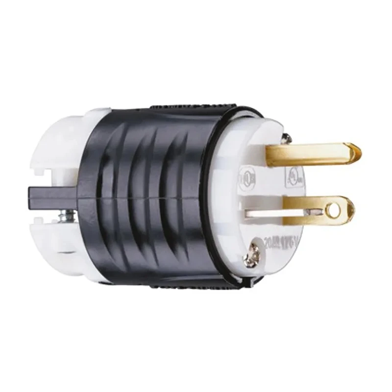 PASS & SEYMOUR 20A 125V USA Mains Plug Cable Mount Nylon Body Screw Termination PS5366-X
