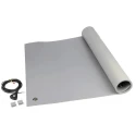 SCS Grey ESD-Safe Table Mat 1.2 m x 600 mm x 3.5 mm Thickness, Conductive Scrim, Static Dissipative Vinyl 8213