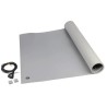 SCS Grey ESD-Safe Table Mat 1.2 m x 600 mm x 3.5 mm Thickness, Conductive Scrim, Static Dissipative Vinyl 8213