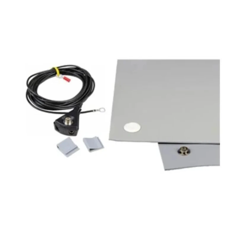 SCS Grey ESD-Safe Table Mat 1.2 m x 600 mm x 3.5 mm Thickness, Conductive Scrim, Static Dissipative Vinyl 8213