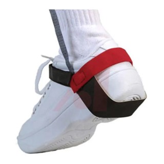SCS Antistatic Heel Grounder with D-Ring Elastic Hook and Loop 1.8288m Cord Length HGS1MD-RED