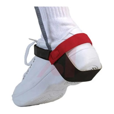 SCS Antistatic Heel Grounder with D-Ring Elastic Hook and Loop 1.8288m Cord Length HGS1MD-RED