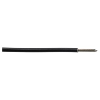Alpha Wire Ecogen Ecowire Series Black 0.75 mm² Hook Up Wire 18 AWG 30m 600V Modified Polyphenylene Ether Jacket 6715S BK005