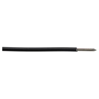 Alpha Wire Ecogen Ecowire Series Black 0.75 mm² Hook Up Wire 18 AWG 30m 600V Modified Polyphenylene Ether Jacket 6715S BK005