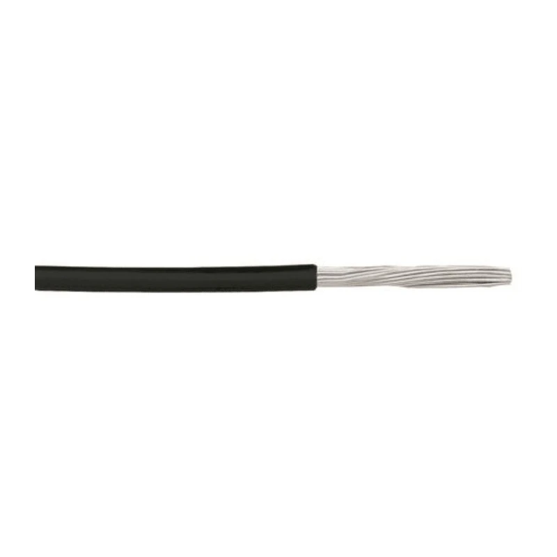 Alpha Wire Ecogen Ecowire Series Black 0.75 mm² Hook Up Wire 18 AWG 30m 600V Modified Polyphenylene Ether Jacket 6715S BK005
