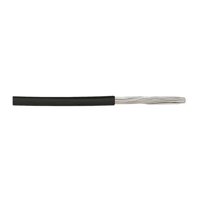 RS PRO Ecogen Ecowire Plus Series Black 0.08 mm² Hook Up Wire, 28 AWG, 7/0.12 mm Core Strands, 305 m, MPPE 6820 BK001
