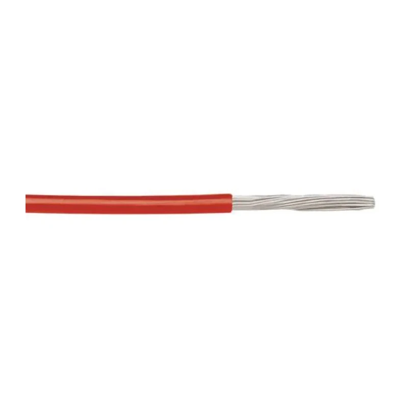 Alpha Wire Ecogen Ecowire Series Red 2.1 mm² Hook Up Wire, 14 AWG, 41x0.25 mm Core Strands, 305 m, Modified 6717 RD001