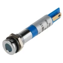 RS PRO Blue Panel Mount Indicator 24V dc 20mA Solder Lug Termination IP67 Flush Bezel 838-5598