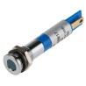 RS PRO Blue Panel Mount Indicator 24V dc 20mA Solder Lug Termination IP67 Flush Bezel 838-5598