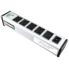 Wiremold Power Distribution Unit 10A 250V 5 Gang Socket Bar with 11ft Cable IEC C13 836-1299