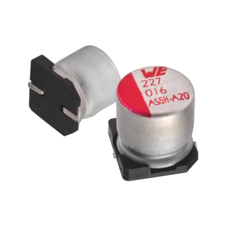 Wurth Elektronik Aluminium Electrolytic Capacitor 470 nF 50V dc Cylindrical Can Surface Mount Tape & Reel 865230640004