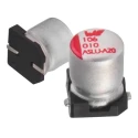 Wurth Elektronik 220 nF 50V DC Cylindrical Can Surface Mount Aluminium Capacitor WCAP-ASLU 865090640002