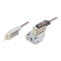 SMC Pneumatic Solenoid Valve 3/2 NC Solenoid 24V dc Resin Body 0.5 Mpa Pressure S070C-5DG-32-X62