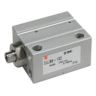 SMC 15 mm Pneumatic Piston Rod Cylinder, CDUJB8-15D Series, Double Acting, Aluminium Alloy, 39mm Length CDUJB8-15D